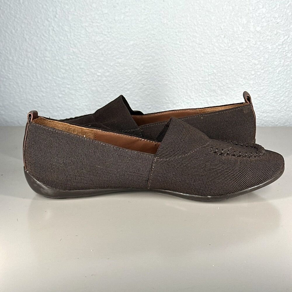 Donald J. Pliner Knit Loafers Women’s Size 8.5M Slip On Cushioned Comfort Brown - Picture 7 of 16